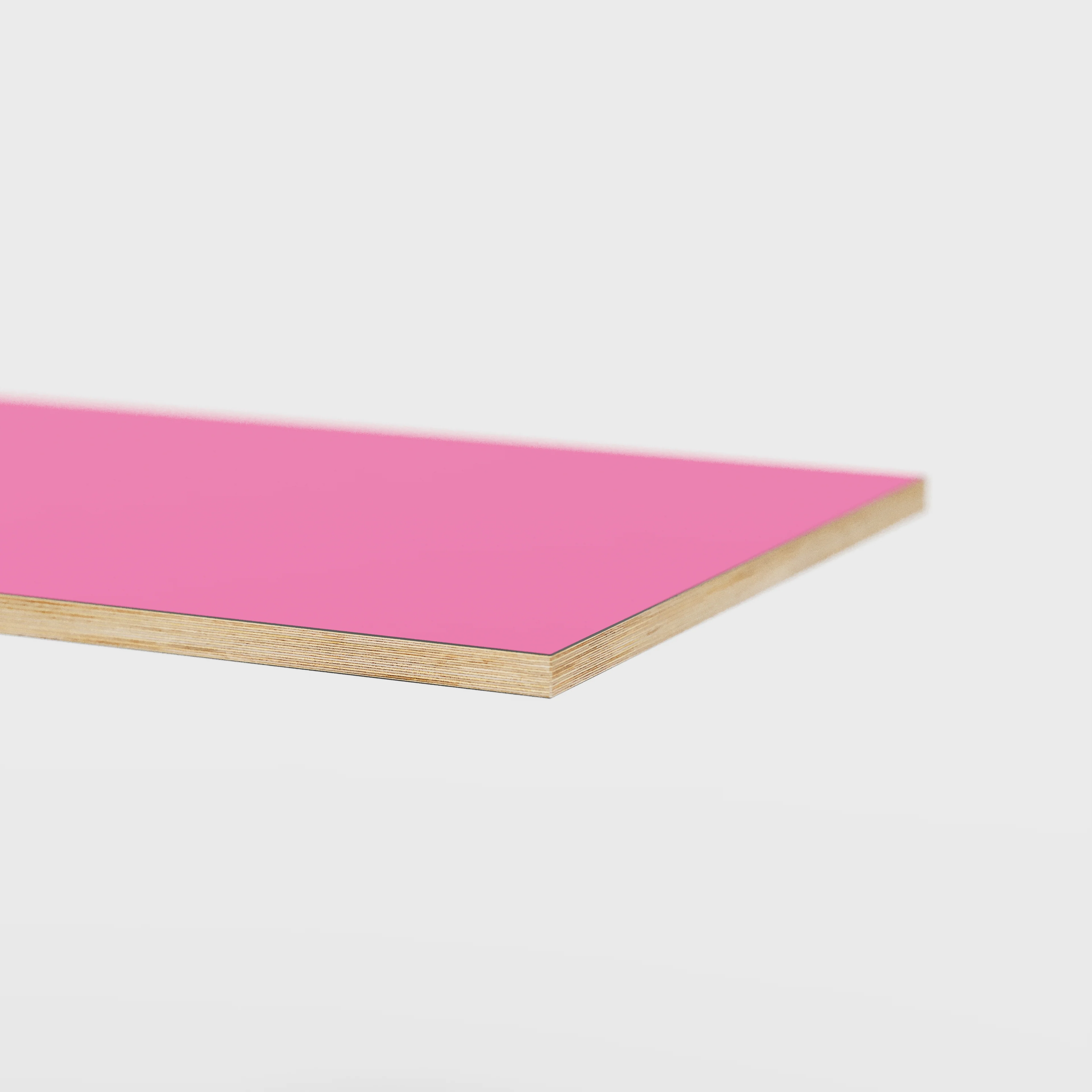 Plywood Desktop - Formica Juicy Pink - 1200(w) x 600(d) - Image 3