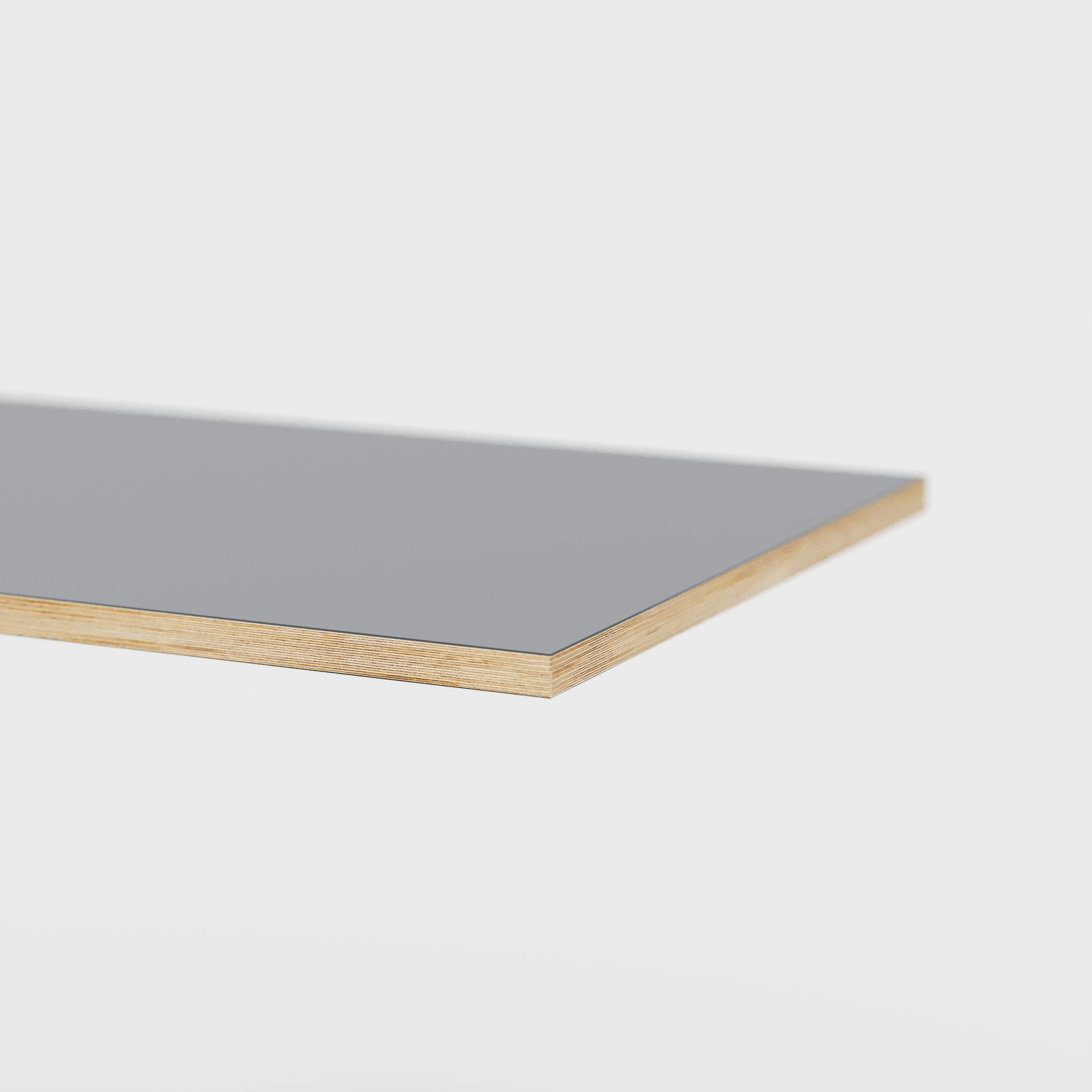 Plywood Desktop - Formica Tornado Grey - 1600(w) x 800(d) - Image 3