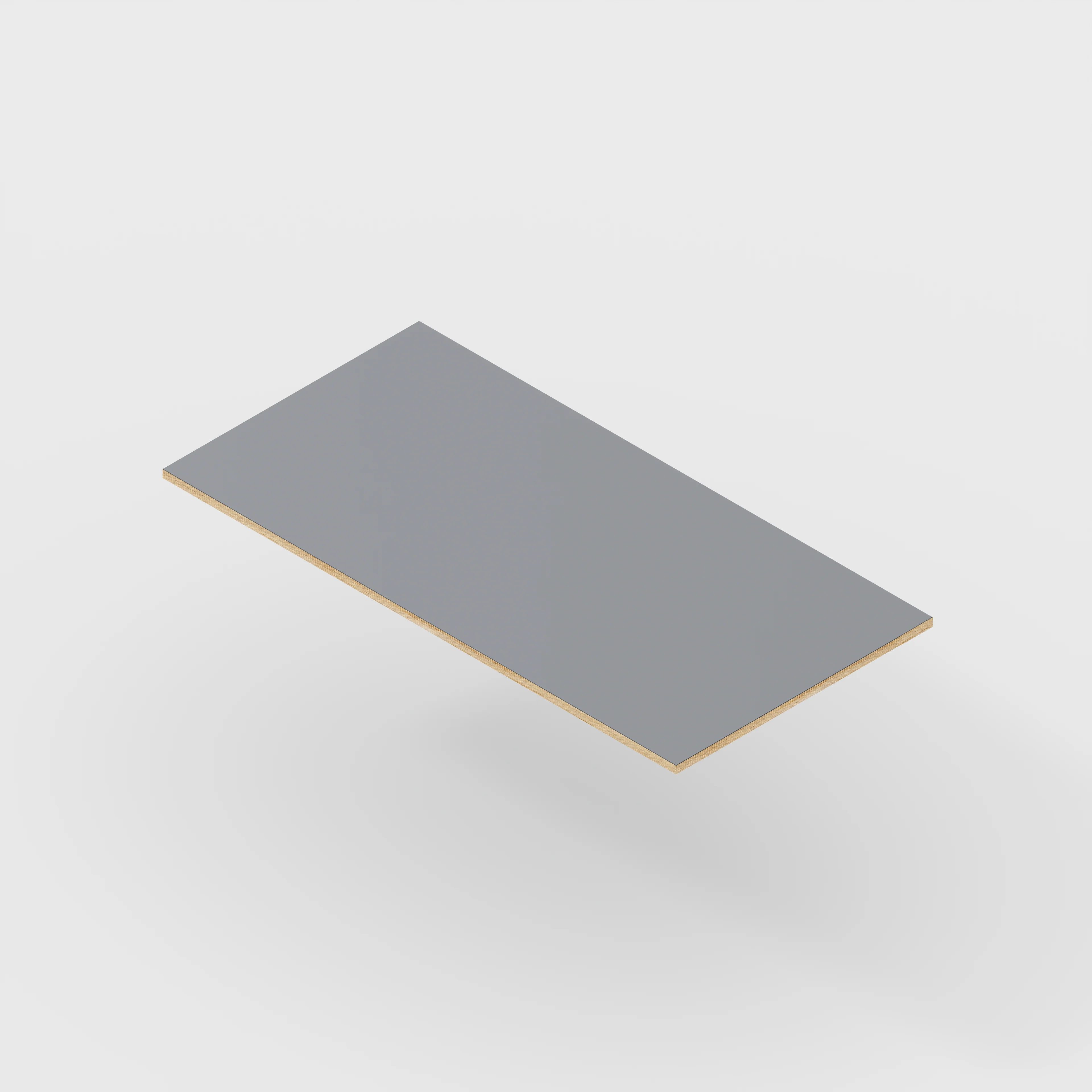 Plywood Desktop - Formica Tornado Grey - 1600(w) x 800(d) - Image 4