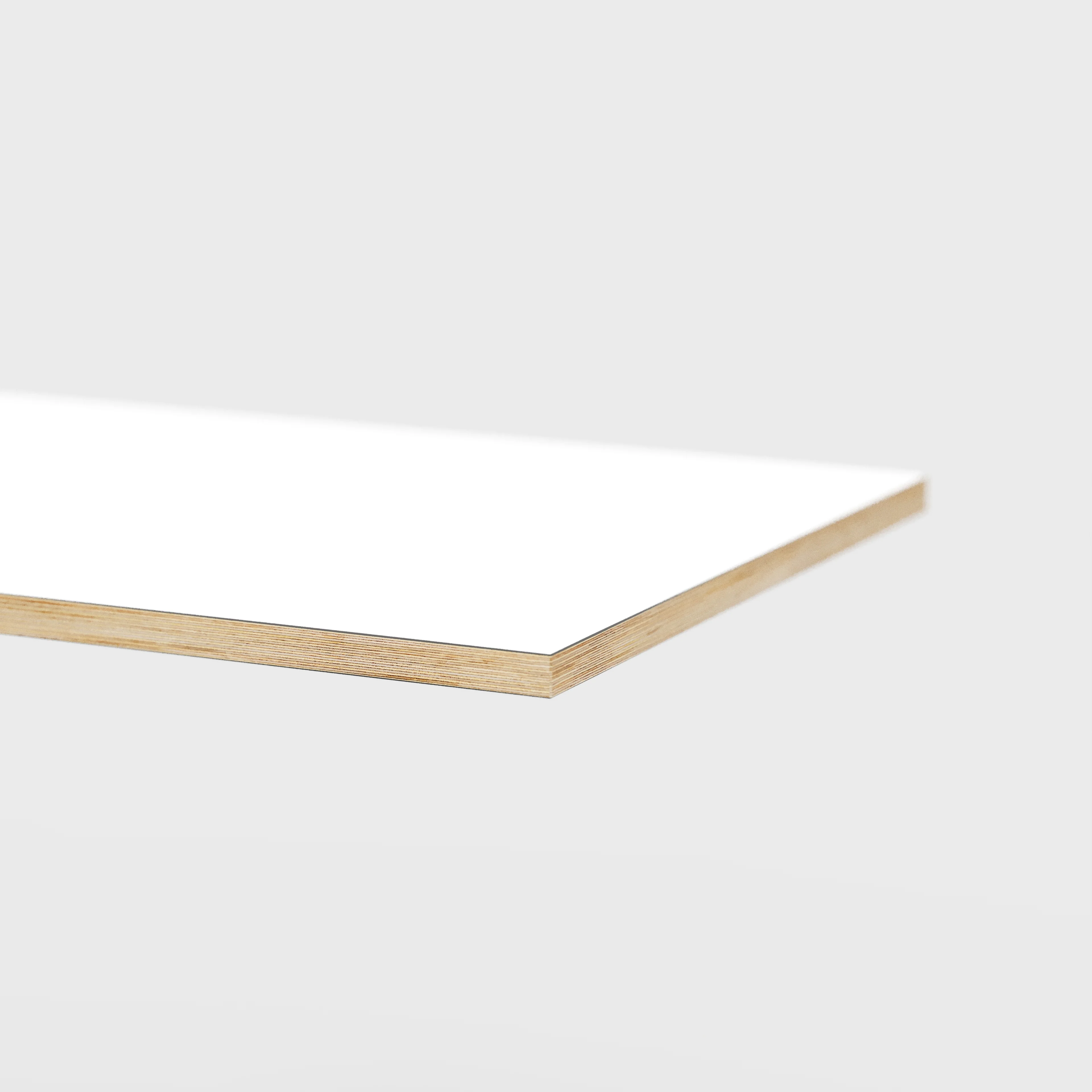 Plywood Desktop - Formica White - 1200(w) x 600(d) - Image 3