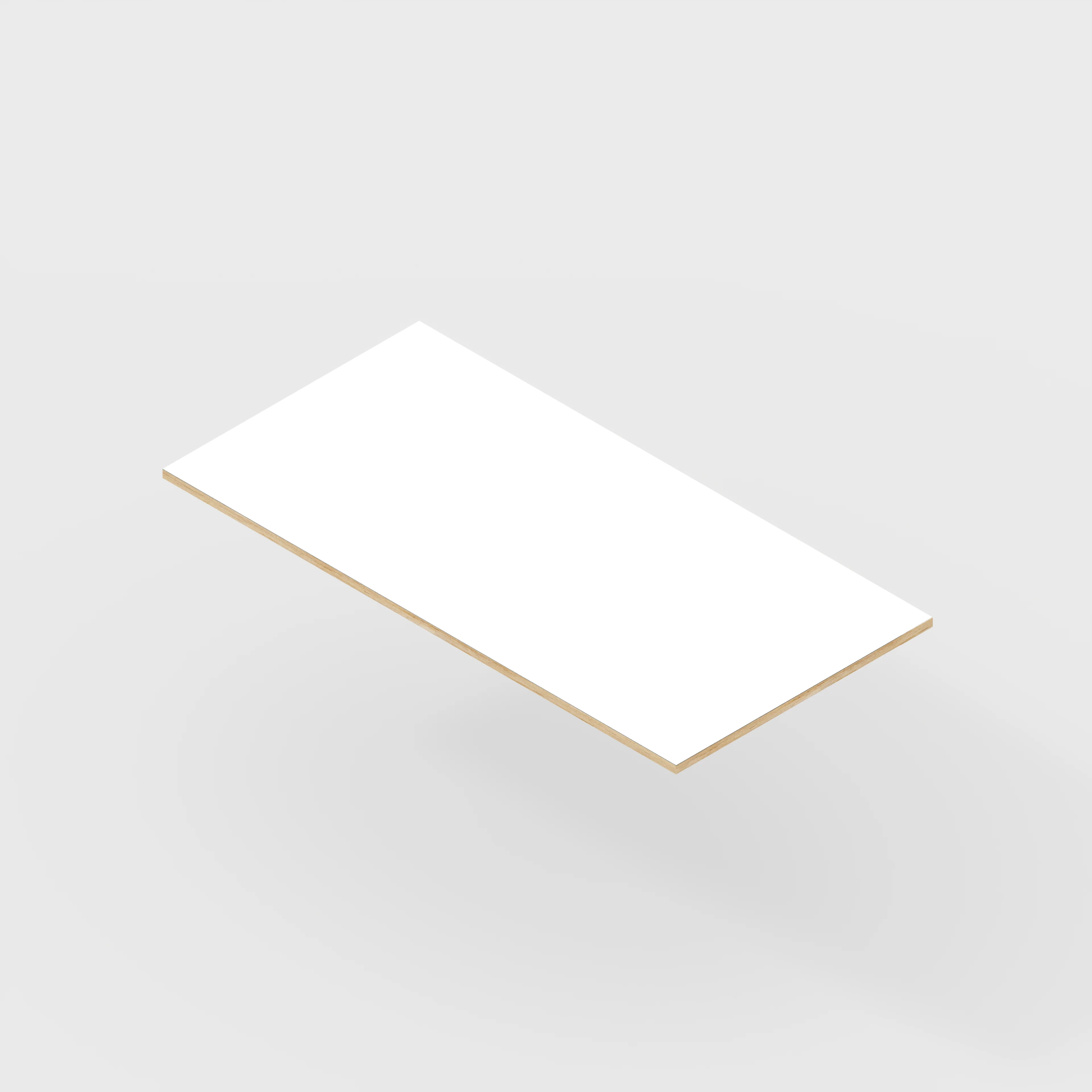Plywood Desktop - Formica White - 1600(w) x 800(d) - Image 4