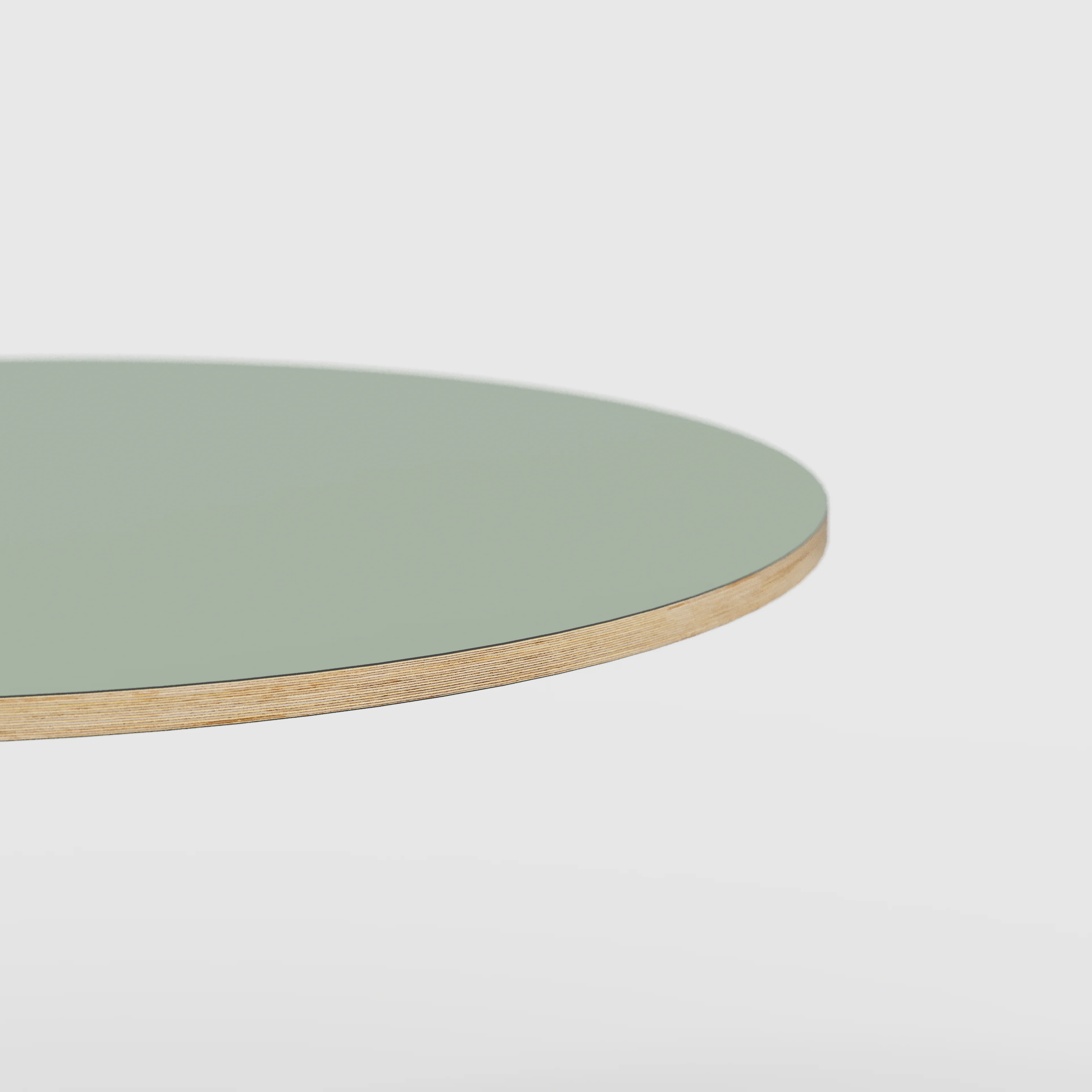 Plywood Round Tabletop - Formica Green Slate - 800(dia) - Image 3