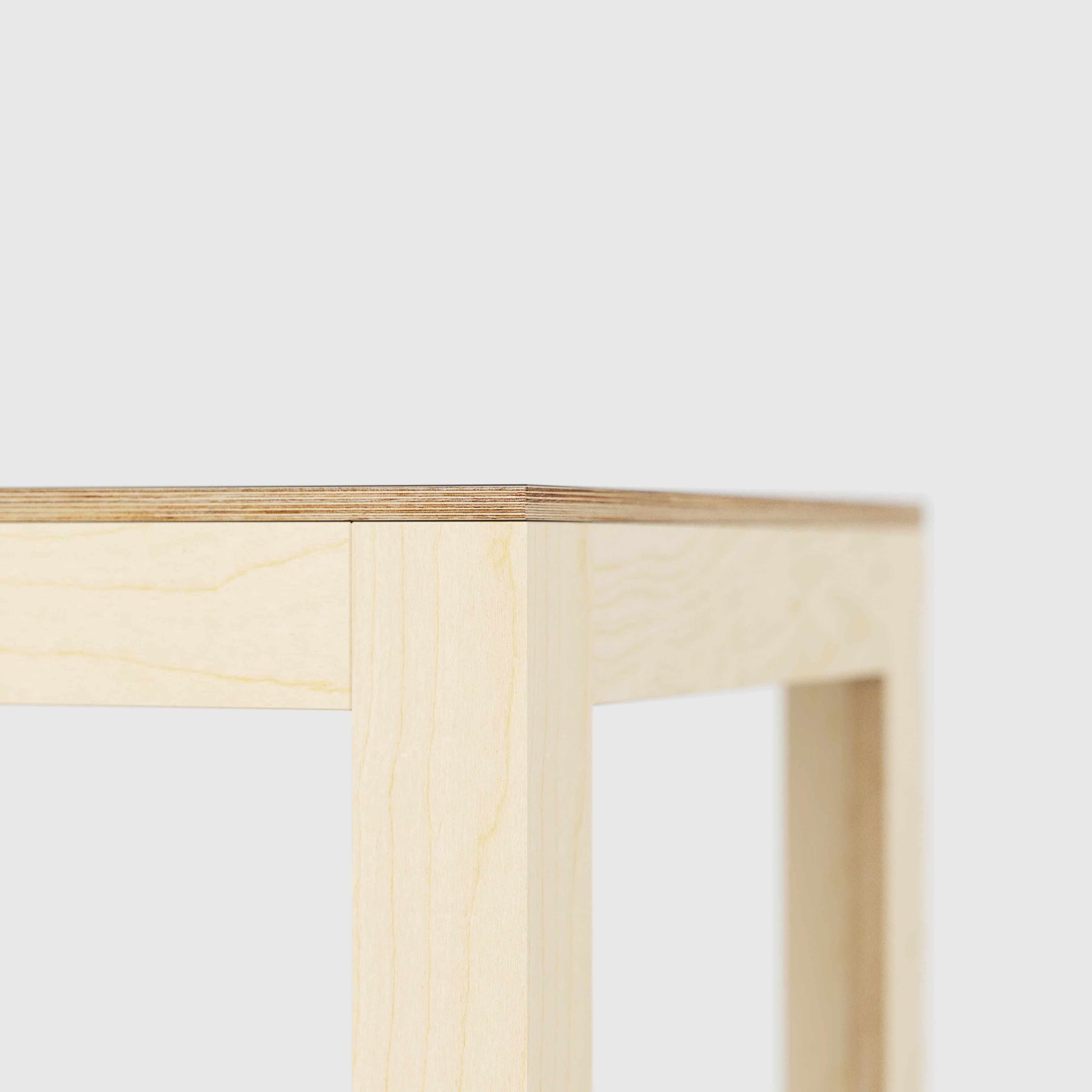 Plywood Table with Solid Frame - Plywood Birch - 2400(w) x 1200(d) x 750(h) - Image 4